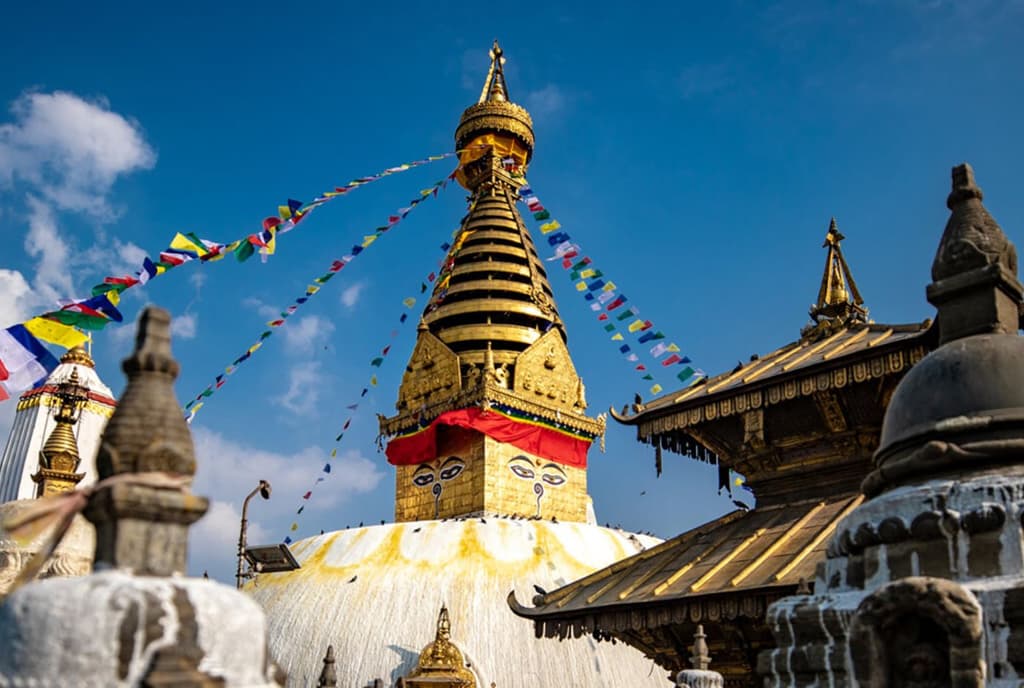 Swoyambhu during Mardi Himal Trek   Places to Visit near Thamel