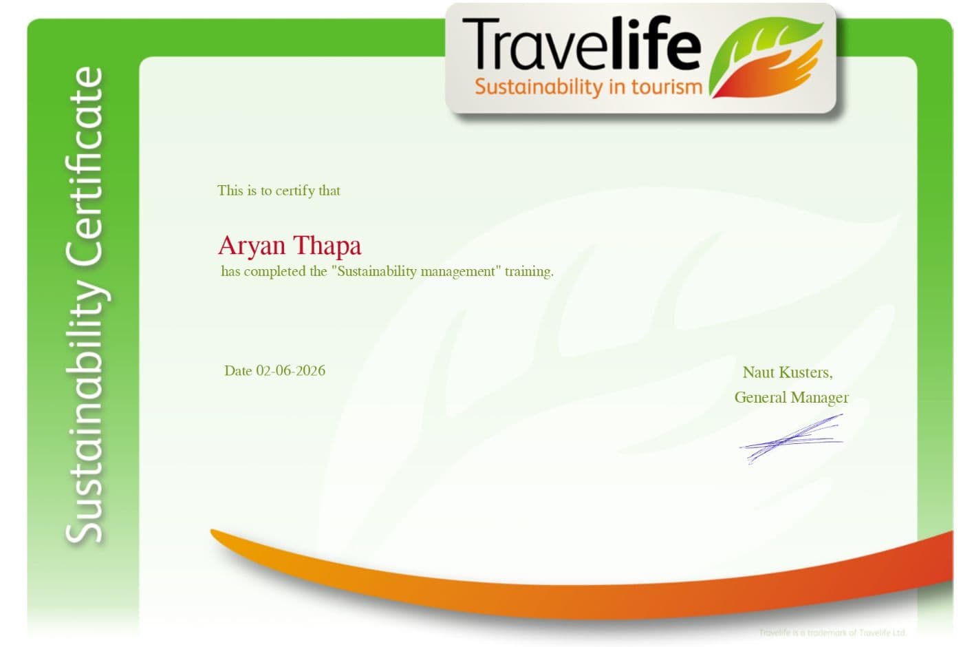 Nepal Hiking Team Aryan Thapa Sustainability