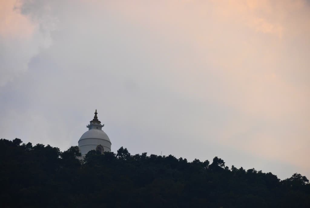 World Peace Pagoda (Shanti Stupa) in Pokhara, Nepal