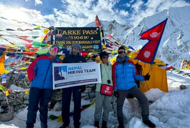 Manaslu Circuit Trek -Larke La Pass With Nepal Hiking Team