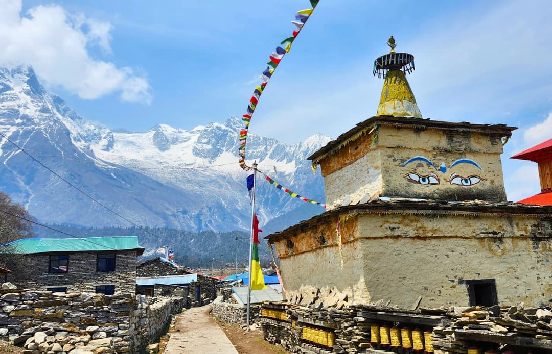 Samagaun  Monastery and Buddhist Gomba of Manaslu