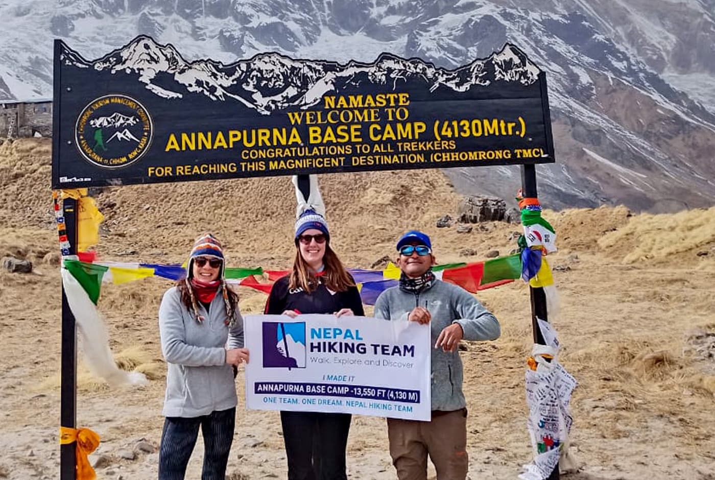Shyam With Trekkers At ABC