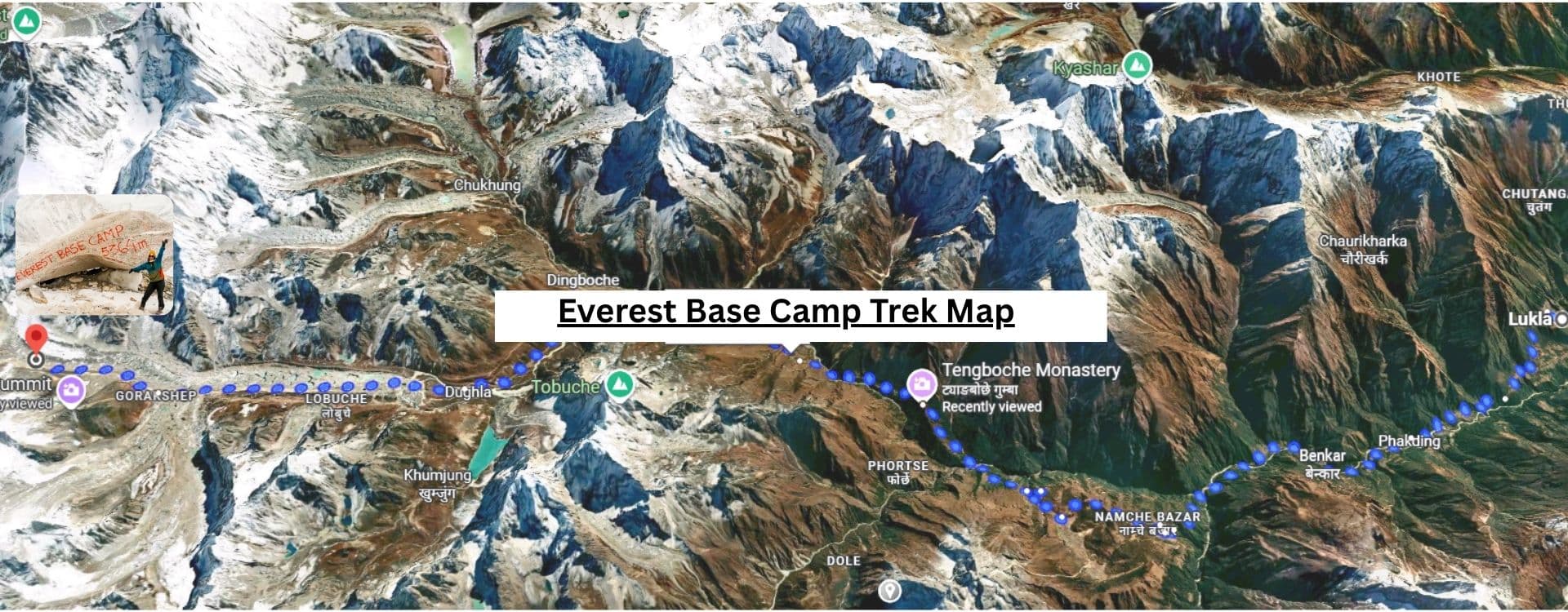 Everest Base Camp Trek Map