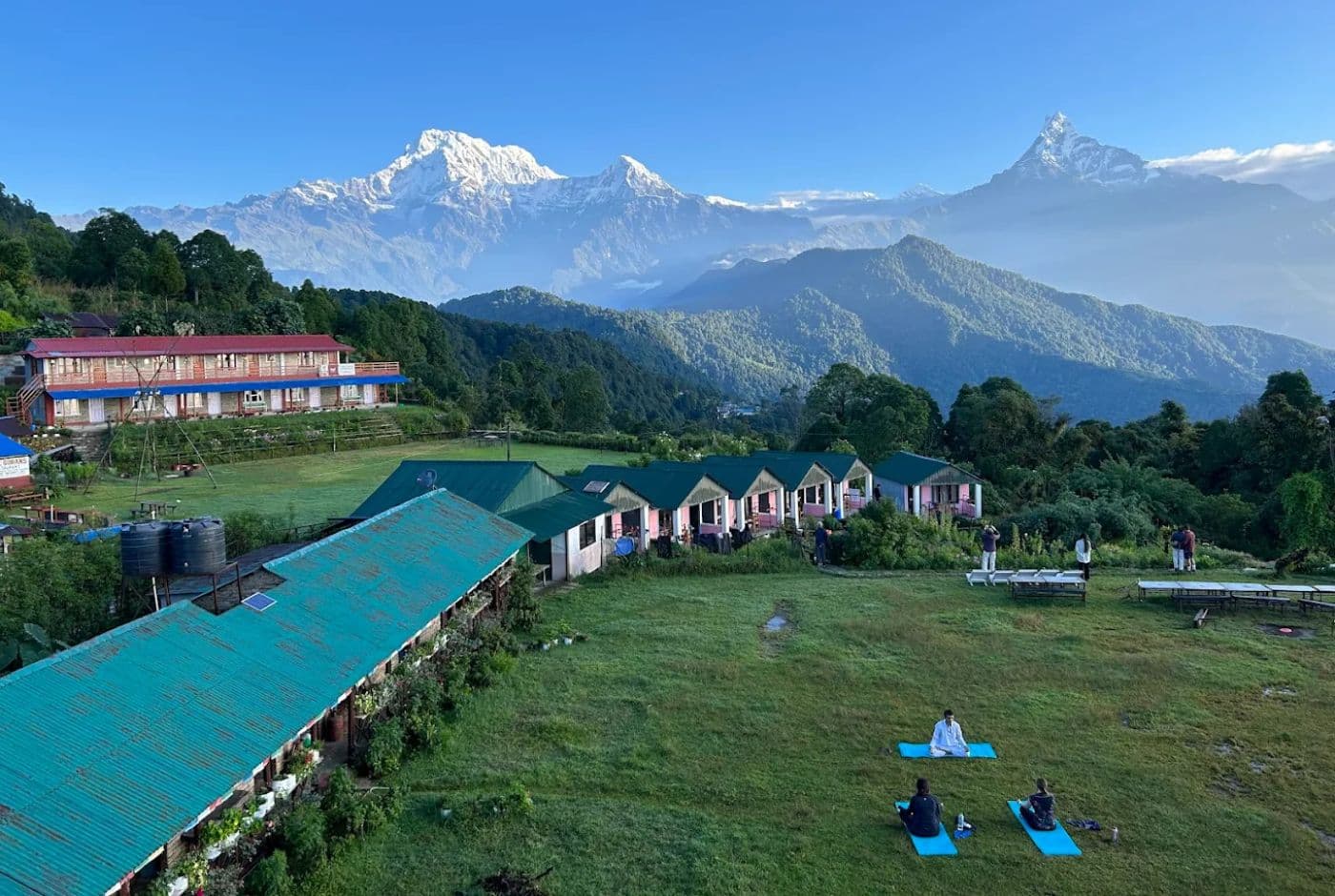 Australian Camp during Mardi Himal Trek for Lunch