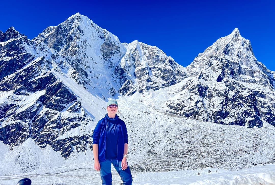 Heading to dingboche