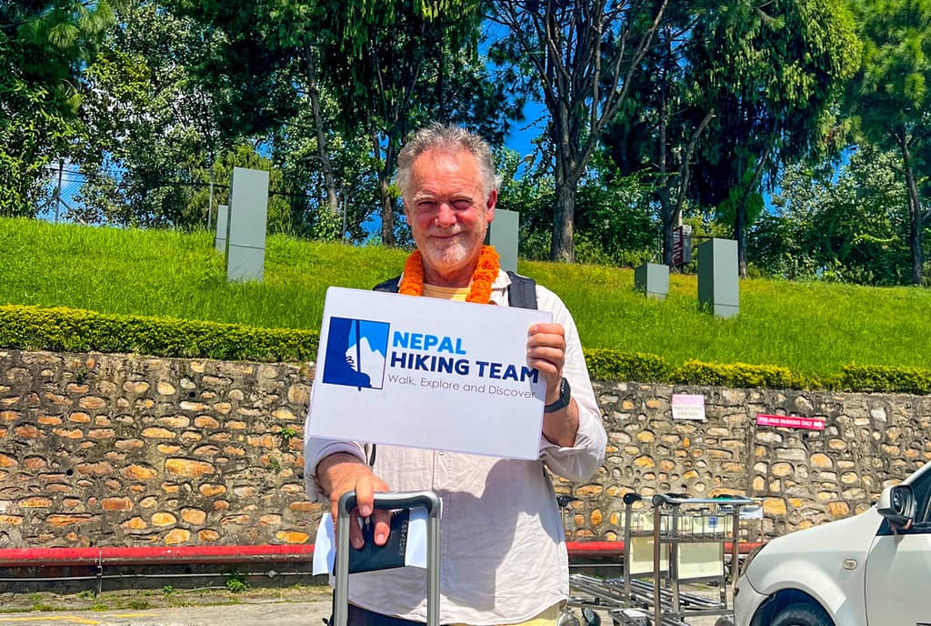 Arrival At Tribhuvan International Airport Kathmandu