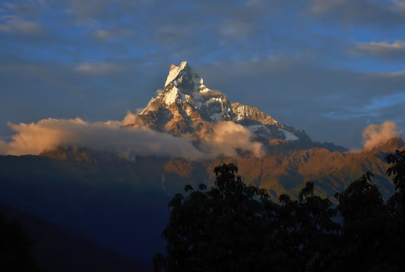 Splendid Views of Machhapuchhare During Mardi Himal Trek