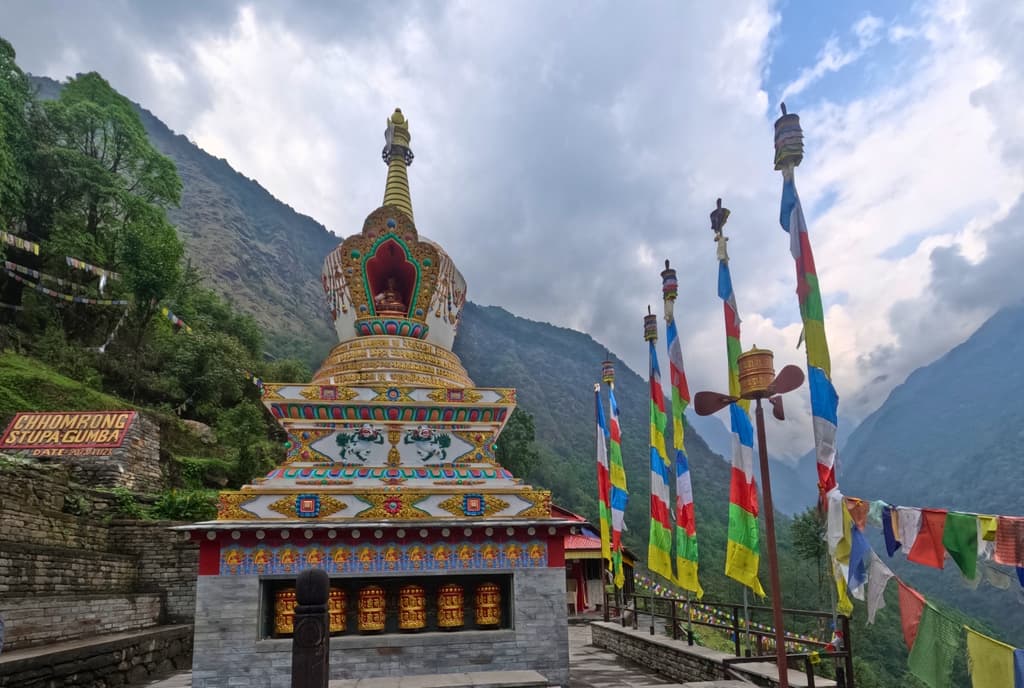 Chhommrong   Permit for annapurna base camp trek