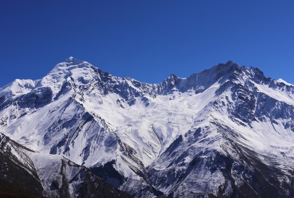 Beautiful view of Mountain on the way of Muktinath