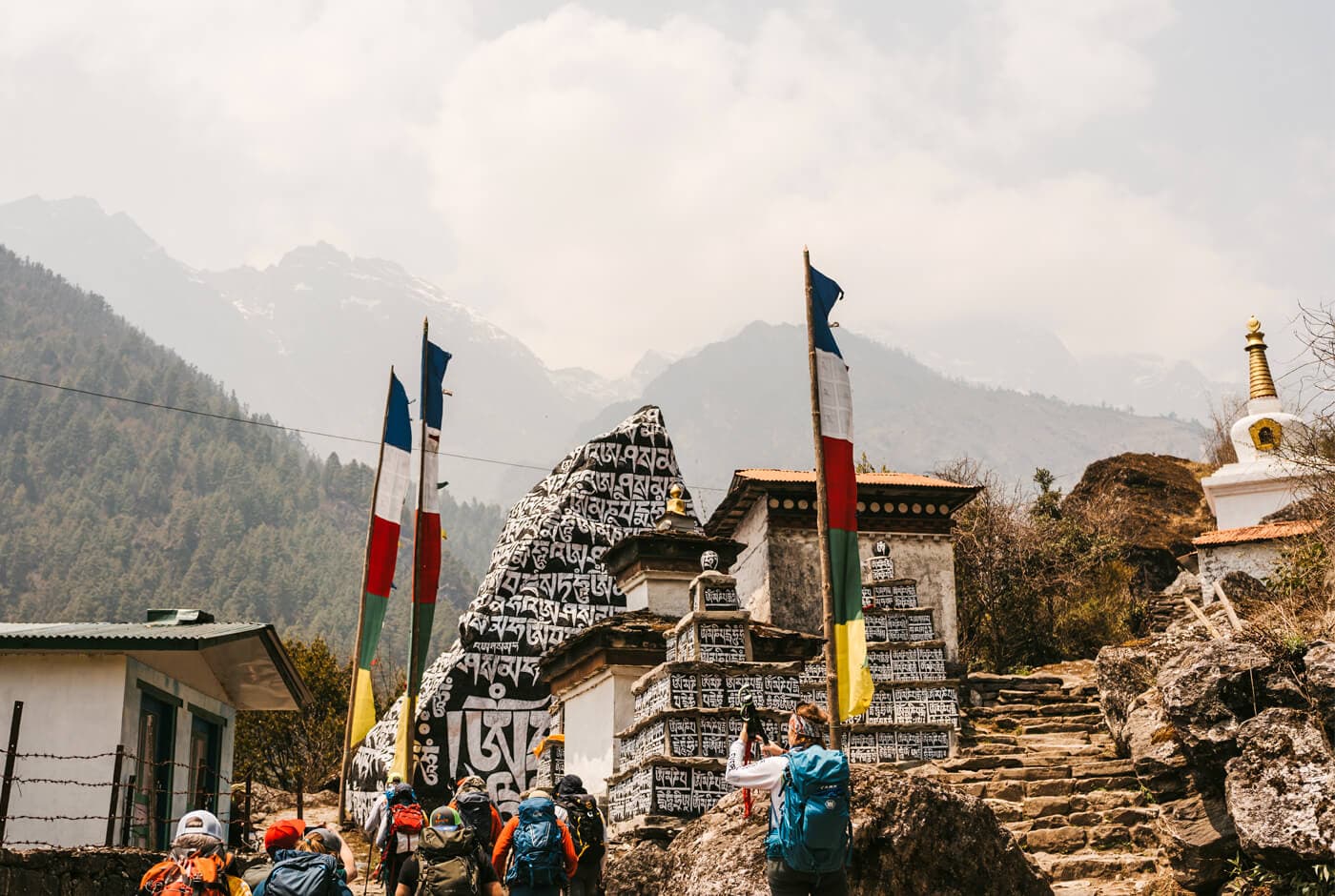 Mani Walls Of Everest Base Camp Route