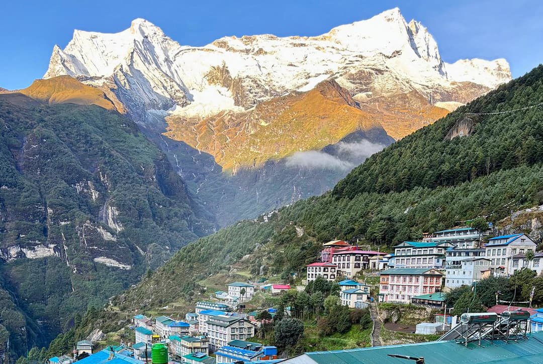 Beautiful Mountains View From Namche