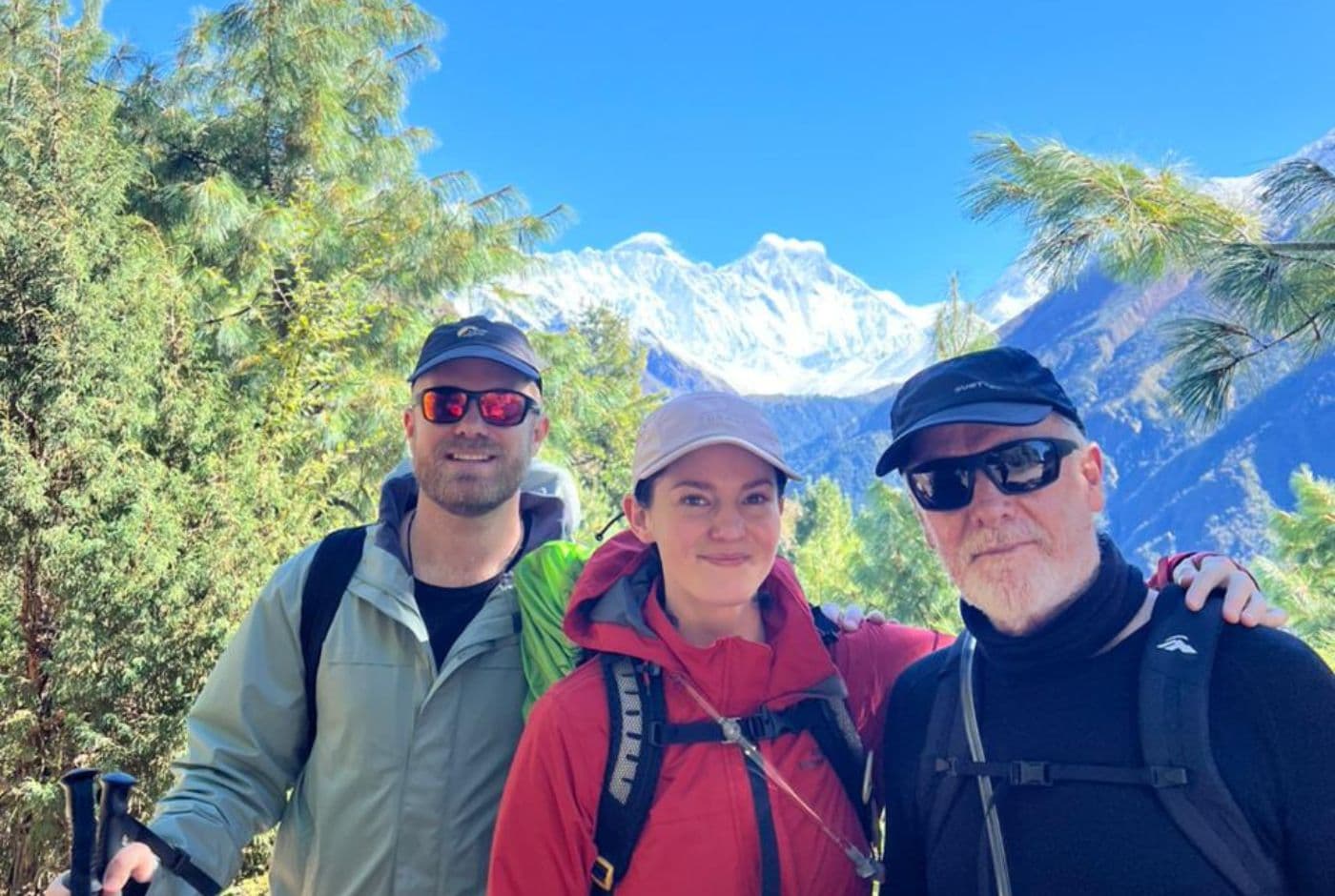 Hiking Up From Namche