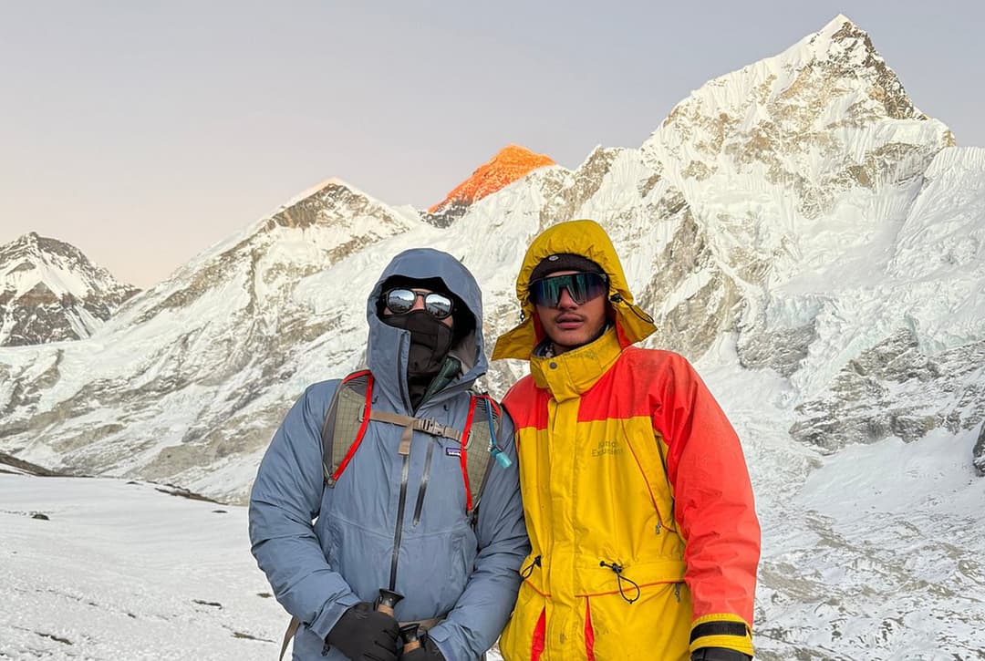 Capturing Photos On The Way To Everest Heli Trek