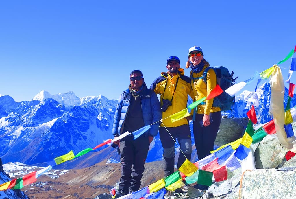 Team Rebecca to Gokyo lake trek