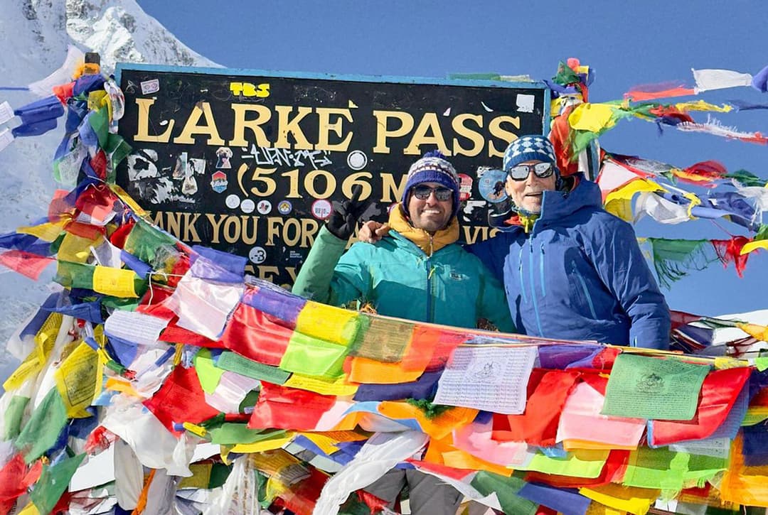 Summit Of The Manaslu Circuit Trek