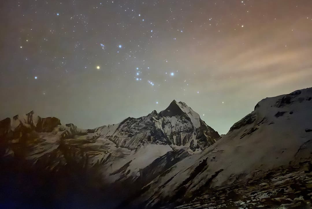 Areal View Of Beautiful Mountain