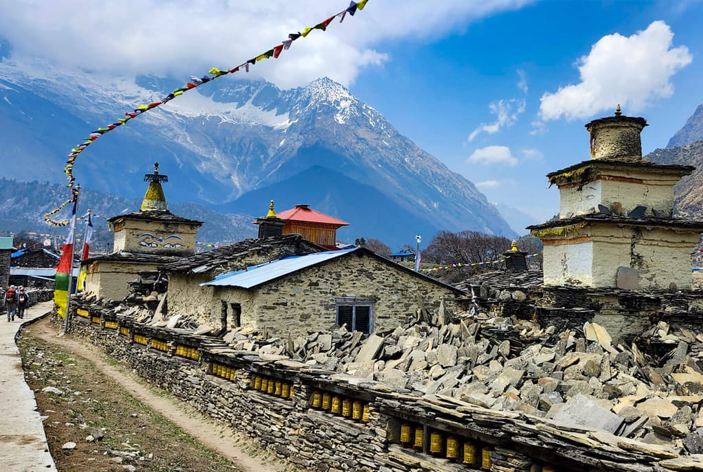 Popular Place Of Manaslu Trek Samagaon