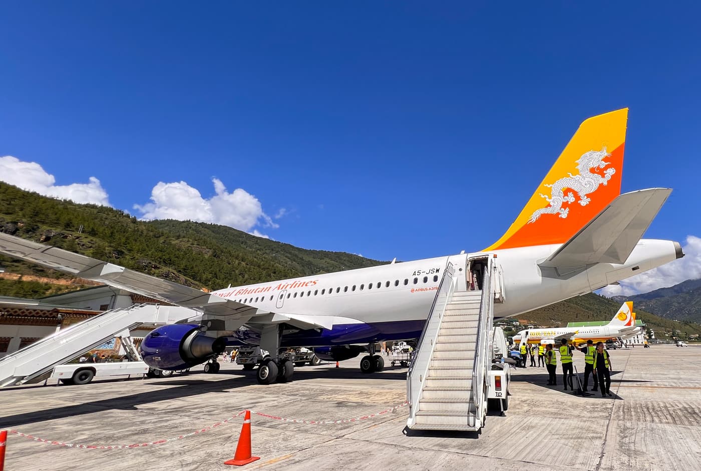 Paro Airport Of Bhutan