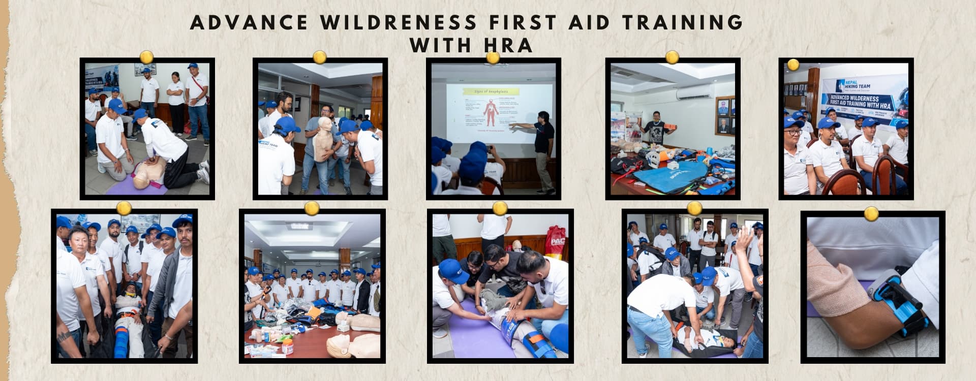 Nepal Hiking Team Advance Wilderness Training with HRA