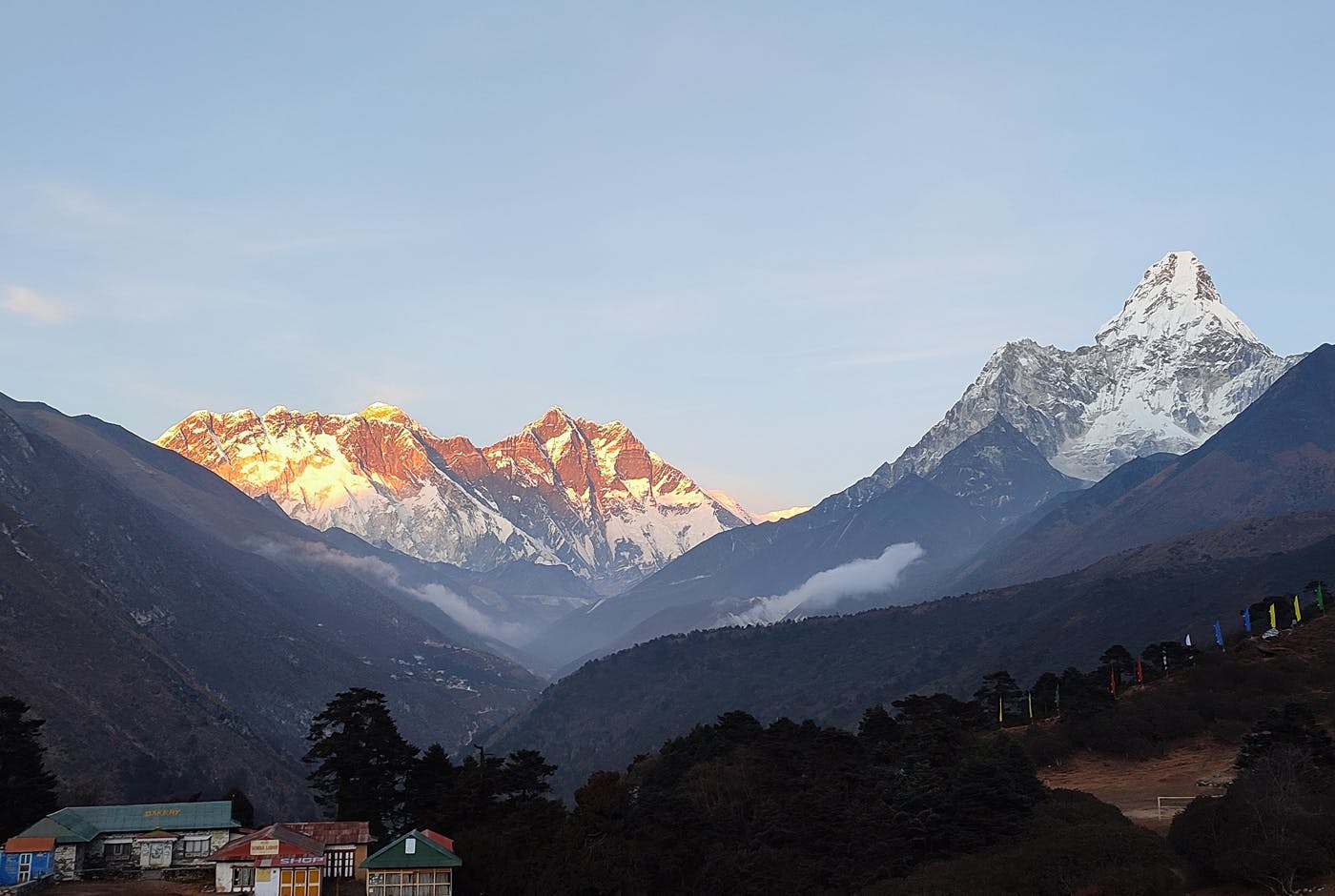 Hiking Khumbu, Everest view