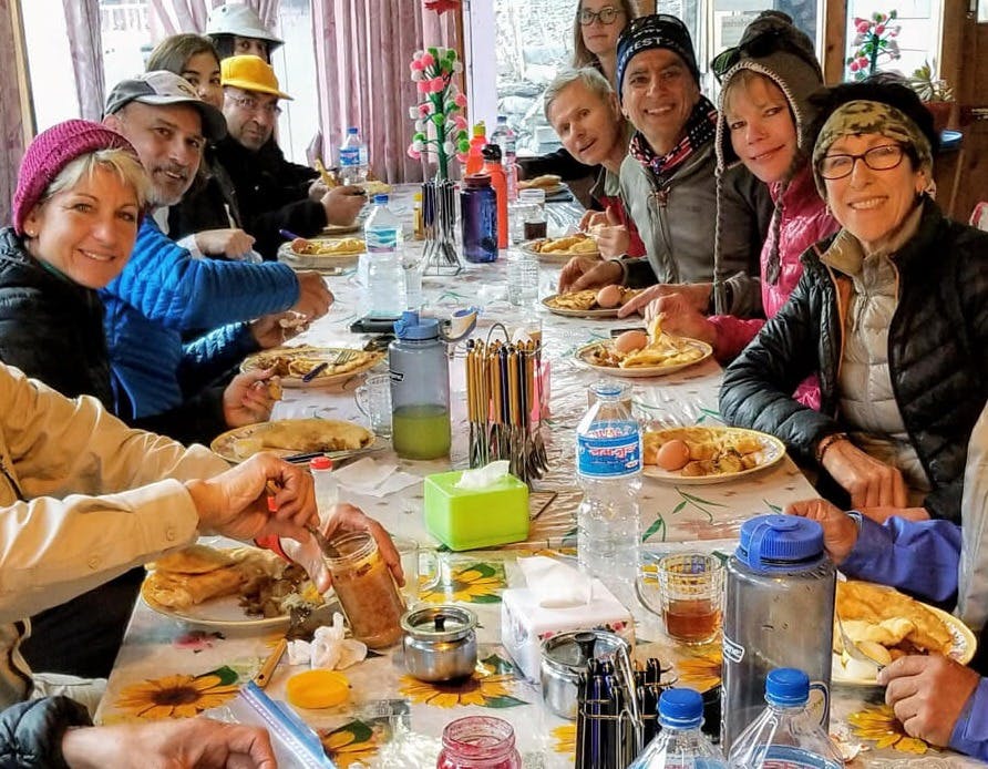 Food and Drink during the trek in Nepal