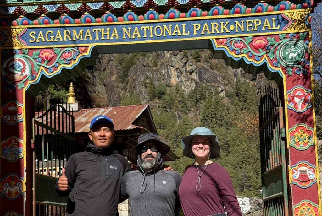Entry Point of Sagarmatha National Park gate