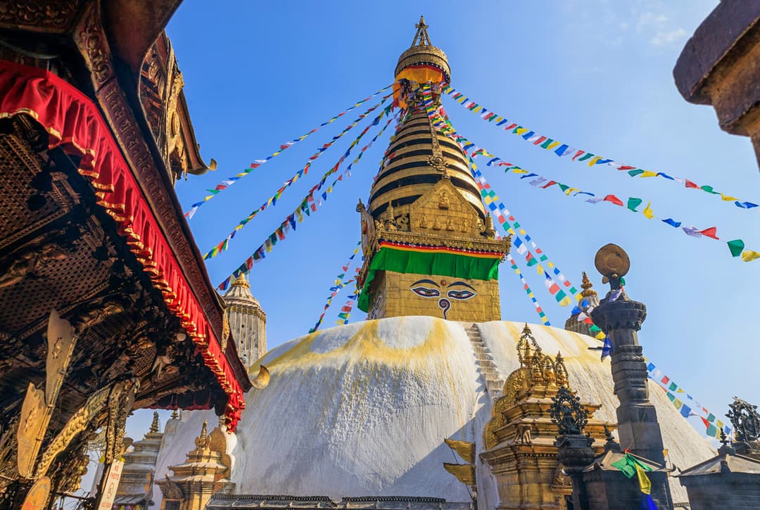 Swayambhunath Temple At Kathmandu