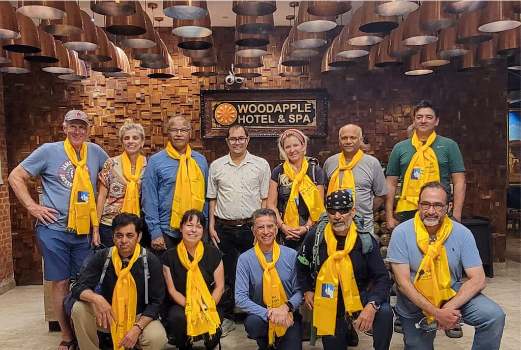 Farewell during EBC trek