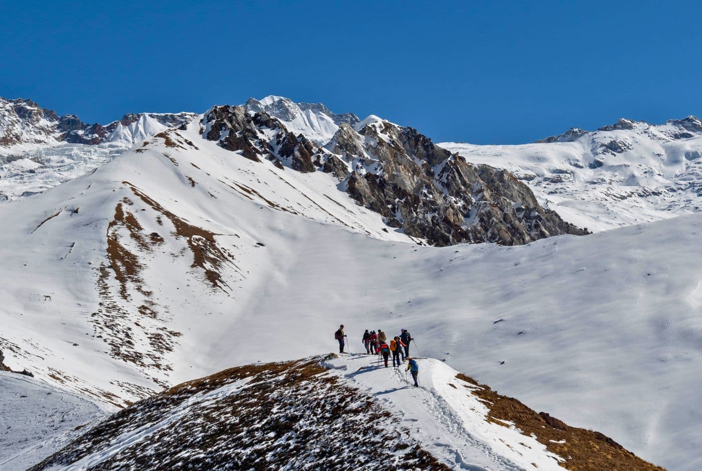 Aerial view of Langtang Area