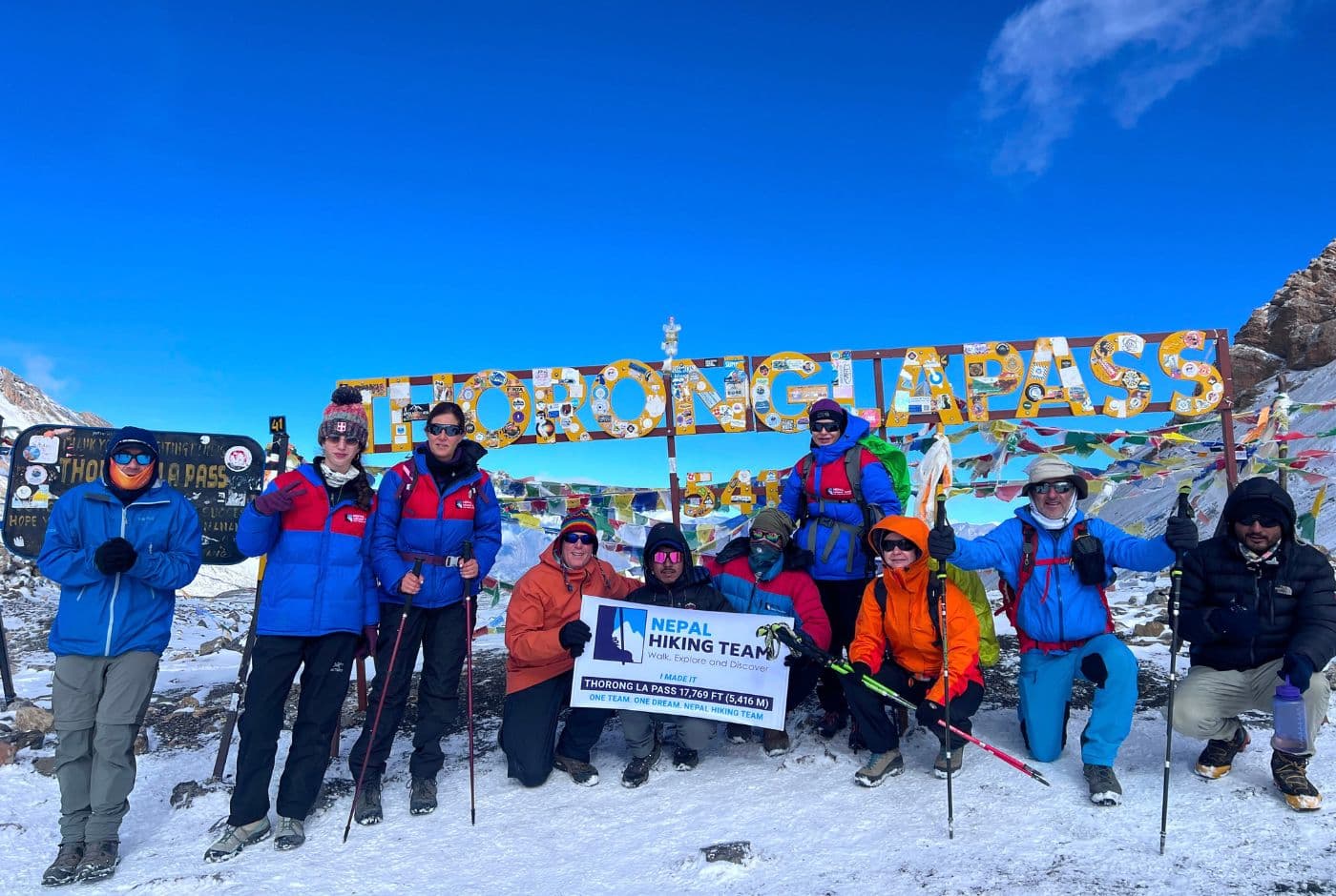 Thorong La Pass during Annapurna Circuit Trek