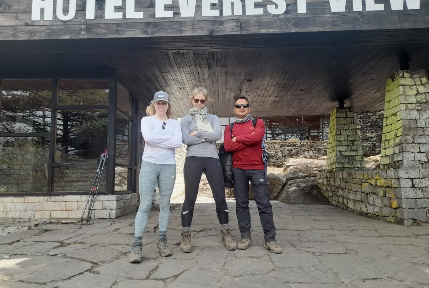 Airport representative of Nepal Hiking Team