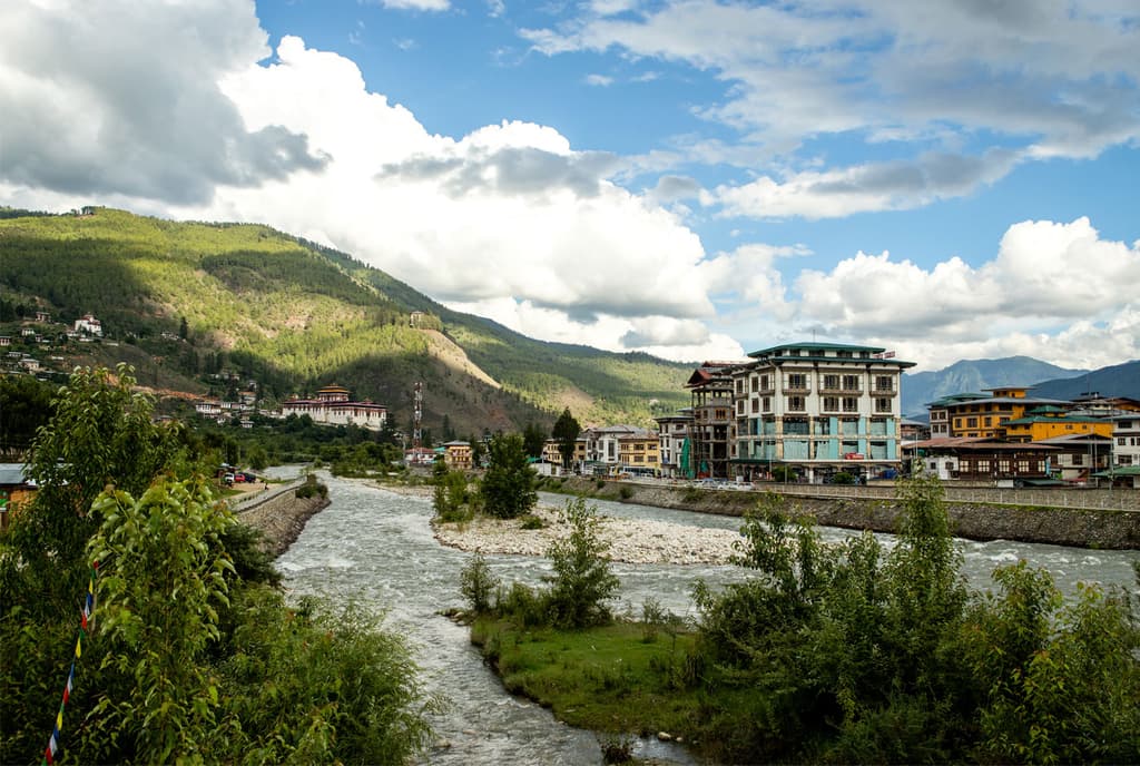 Paro Area Of Bhutan